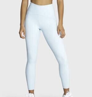 VShred Women's SKY BLUE Medium Essential Legging NWT 80/20 Nylon/ Spandex